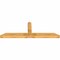 Ekena Millwork Portland Rough Sawn Timber Gable Bracket, Western Red Cedar, 96"W x 32"H x 6"D x 6"F, 8/12 Pitch GBW096X32X0606POR00RWR - alternate 4